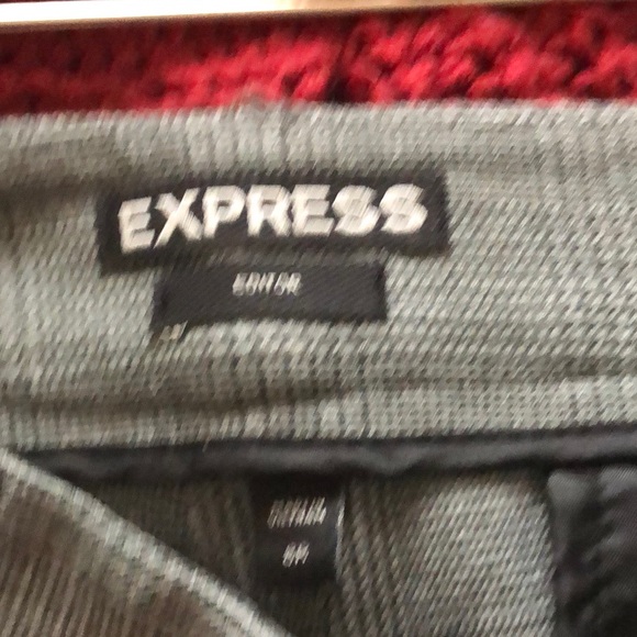 Express Grey Work Slacks - Picture 3 of 4